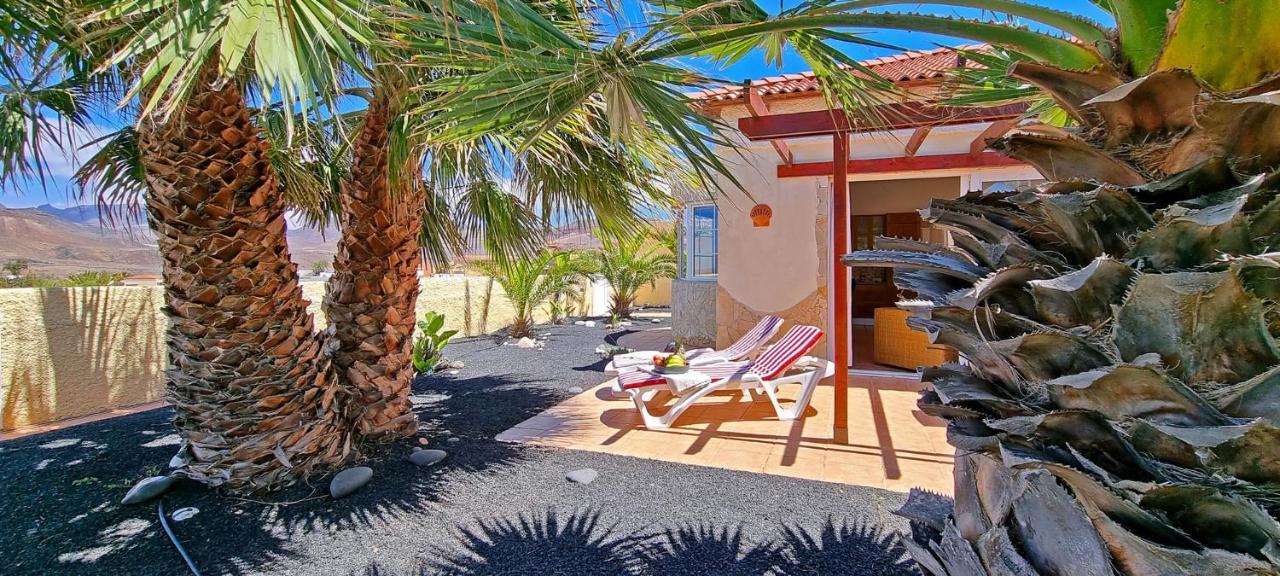Ferienhaus Casa Oasis - La Pared - Garten - Meerblick Bagian luar foto